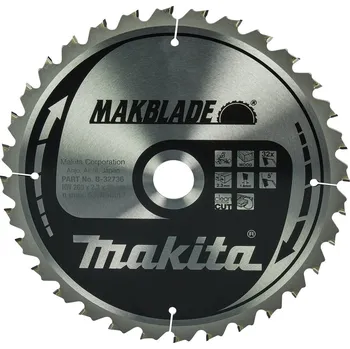 Pilový kotouč MAKITA kotouč pilový dřevo MAKBLADE 260x2.3x30mm 32Z = old B-08931