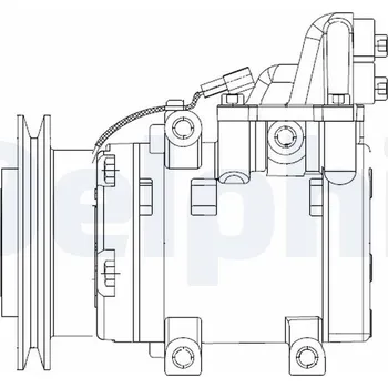 Klimatizace automobilu Kompresor, klimatizace DELPHI CS20524