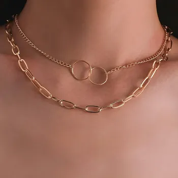 Náhrdelník IZMAEL Náhrdelník RI 7462 Zlatá KP7462