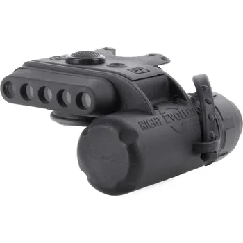 Sportovní střelba Night Evolution LED svítilna Gen 3 na helmu MICH / MOLLE, bílá, červená a IFF LED - černá