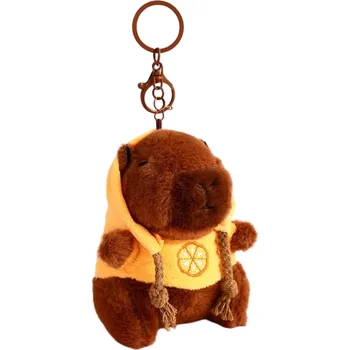 Klíčenka Kapybara Hnědá/Oranžová