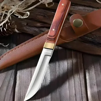 Kuchyňský nůž IZMAEL Outdoorový nůž ED 36310 Hnědá 7.6 cm