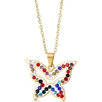 Náhrdelník IZMAEL Náhrdelník CB 20905 Zlatá/Multi KP20905