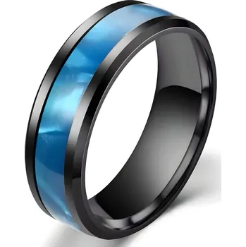 Prsten IZMAEL Prsten DA 31784 Černá/Modrá KP31784 52mm KP31784