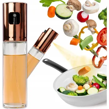 Nádoba na olej a ocet Rozprašovač na olej Zlatá/Růžová