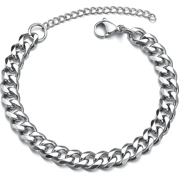 Řetízek IZMAEL Řetízek na ruku TO 34838 Stříbrná/18+5cm/5mm KP34838