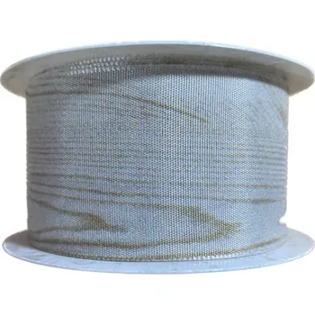 Stuha Stuha taftová WOOD imitace dřeva 40mm x 2m (Stuha taftová, jednostranný fotopotisk, s drátkem v lemu)