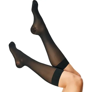 Dámské ponožky NOVODONIA, Zdravotní kompresní podkolenky černá velikost oblečení XL