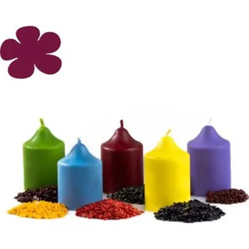 Svíčka Barva na svíčky - bordová 10g