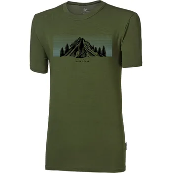 Pánské oblečení Progress PIONEER "SUMMIT" pánské triko s bambusem khaki Velikost: XXL