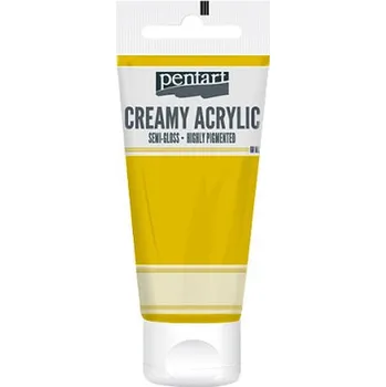 Vodová barva Krémová akrylová barva pololesklá Pentart 60 ml