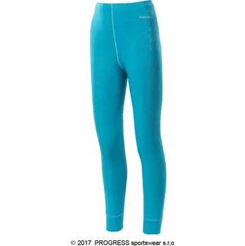 Dětské termoprádlo Progress E SDND dětské termo dlouhé spodky bambus tyrkysová Velikost: 104