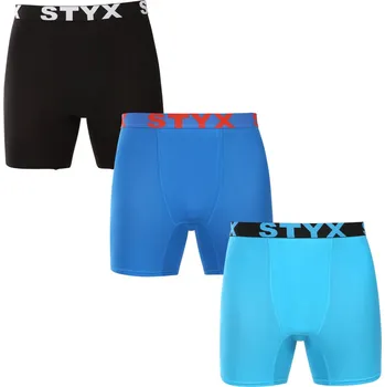 3PACK pánské boxerky Styx long sportovní guma vícebarevné (3UN09079) S Možnost vrácení zboží ZDARMA do 120 dnů!