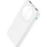 Joyroom Powerbanka 10 000 mAh, 2,4A, 2x USB A, 1x USB C Bílá