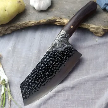 Kuchyňský nůž IZMAEL Kuchyňský sekáček Dragon Small Cleaver/Hnědá 19.1 cm
