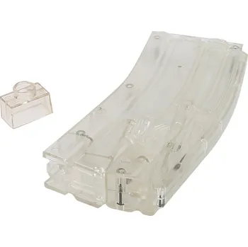 Sportovní střelba Imperator Tactical Ruční rychlo-dobíječka (plnička) ve tvaru zásobníku na 500 kuliček - čirá