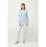 Vamp Dámské bavlněné pyžamo s manžetami 23302