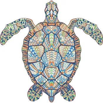 3D puzzle IZMAEL Dřevěné puzzle Sea Turtle/L 197 ks