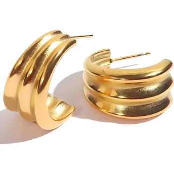 Náušnice IZMAEL Náušnice NO 23364 Zlatá KP23364