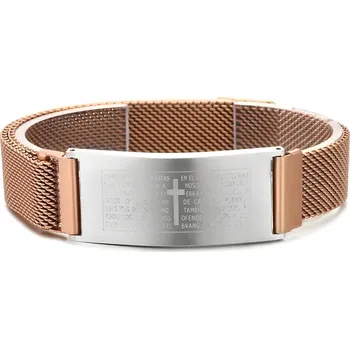 Náramek IZMAEL Náramek HL 34476 Zlatá/Růžová KP34476