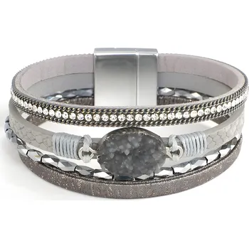 Náramek IZMAEL Náramek RA 18329 Světle šedá KP18329