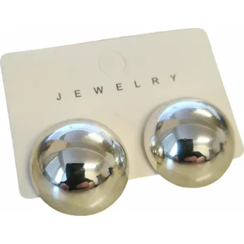 Náušnice IZMAEL Náušnice AD 34535 Circle/Stříbrná KP34535