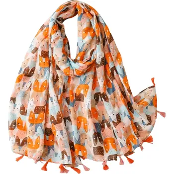 Šátek Šátek Cats Oranžová