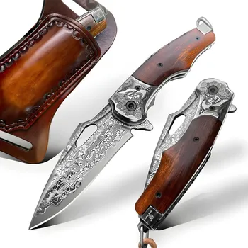 Kuchyňský nůž IZMAEL HARAHU ZE-26673 skládací nůž 8 cm stříbrná