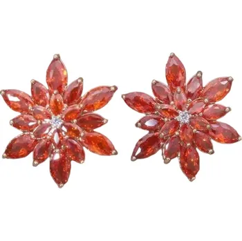 Náušnice IZMAEL Náušnice FA 28219 Červená KP28219