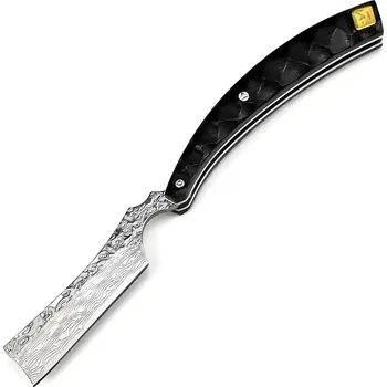 IZMAEL Damaškový skládací žiletkový nůž CA 31673 Černá 5.5 cm