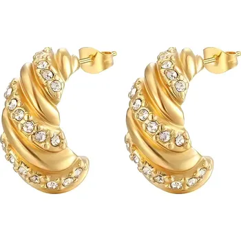 Náušnice IZMAEL Náušnice FR 32682 Zlatá KP32682