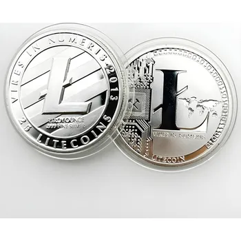Přívěsek Mince Litecoin Stříbrná