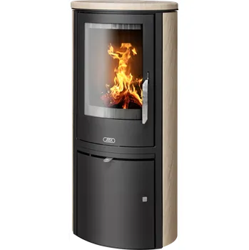 Krbová kamna ABX, spol. s.r.o. ABX Reno, kámen cream/černá, 5kW