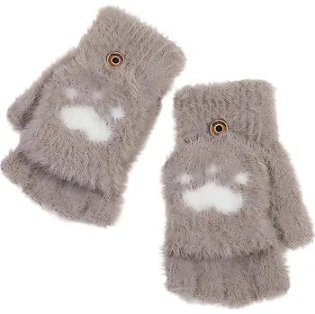 Rukavice Bezprsté rukavice EL 36794 Hnědá