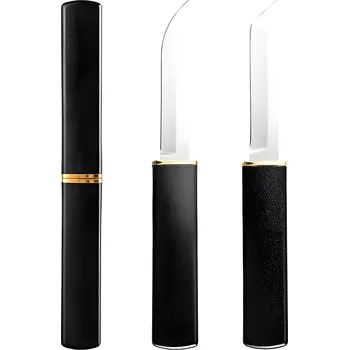 Kuchyňský nůž IZMAEL Outdoorový nůž 2v1 Černá 8.7 cm