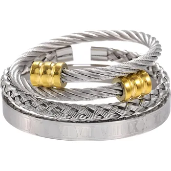 Náramek IZMAEL Sada Náramků CL 17713 Stř./Zlatá KP17713