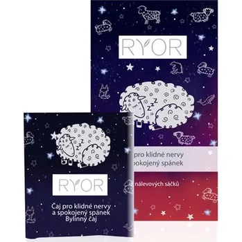 Čaj Ryorj Klidné nervy a spokojený spánek – nálevové sáčky 30 g