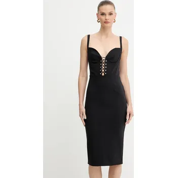 Dámské šaty Šaty Elisabetta Franchi černá barva, mini, přiléhavé, AB87857E2 99X, vel. 36