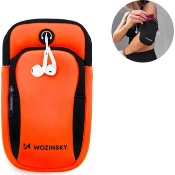 Řemínek na hodinky Wozinsky športové puzdro na ruku - Oranžová