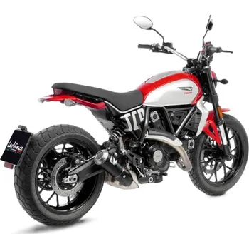 Výfuk pro motocykl Výfuk Ducati Scrambler 800 Icon, Full Throttle, Night Shift (23-25) LeoVince LV-10 Carbon