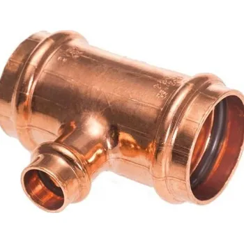 Fitinka Conex Bänninger Lisovací T-kus redukovaný CU Press 5130R d 18 x 15 x 18 | cena za ks