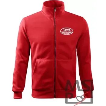 Pánská mikina Pánská mikina s motivem Jawa 25 červená 2XL