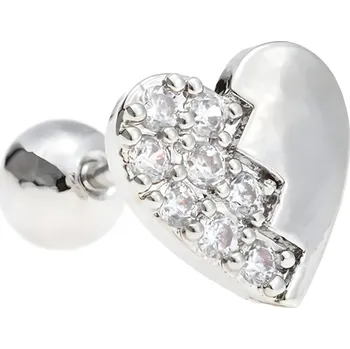 Náušnice IZMAEL Piercingova náušnice HE 23589 Stříbrná KP23589