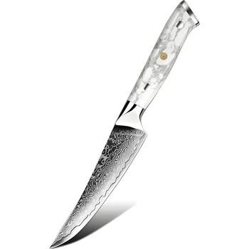 IZMAEL Damaškový kuchyňský nůž Zayoku Steak/Bílá 12 cm