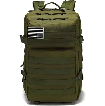 turistický batoh Taktický batoh 45L Zelená
