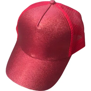 Kšiltovka Třpytivá Kšiltovka Červená