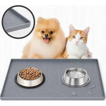 Miska pro psa VODĚODOLNÁ SILIKONOVÁ PODLOŽKA POD MISKY PRO PSA A KOČKU PROTISKLUZOVÁ VELKÁ