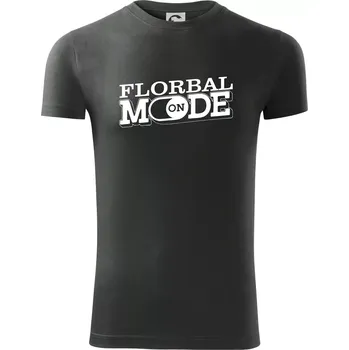 Pánská móda Florbal mode - Viper FIT - Pánské zůžené tričko - 2XL ( Tmavá břidlice (šedá se zeleným nádechem) )