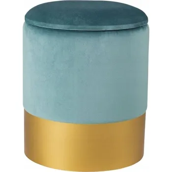 Taburet Čalouněná Taburet Moos Home zelená