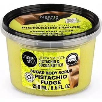 Koupelová kosmetika ORGANIC SHOP Tělový peeling s pistáciovým a kakaovým máslem 250 ml